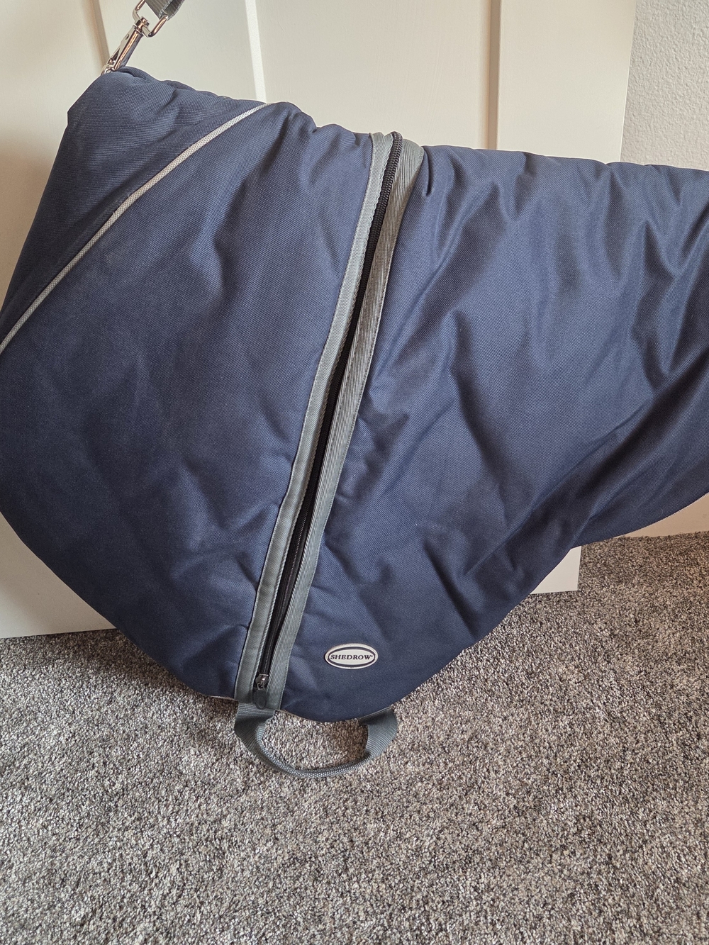 Navy Saddle Travel Or Carry Bag